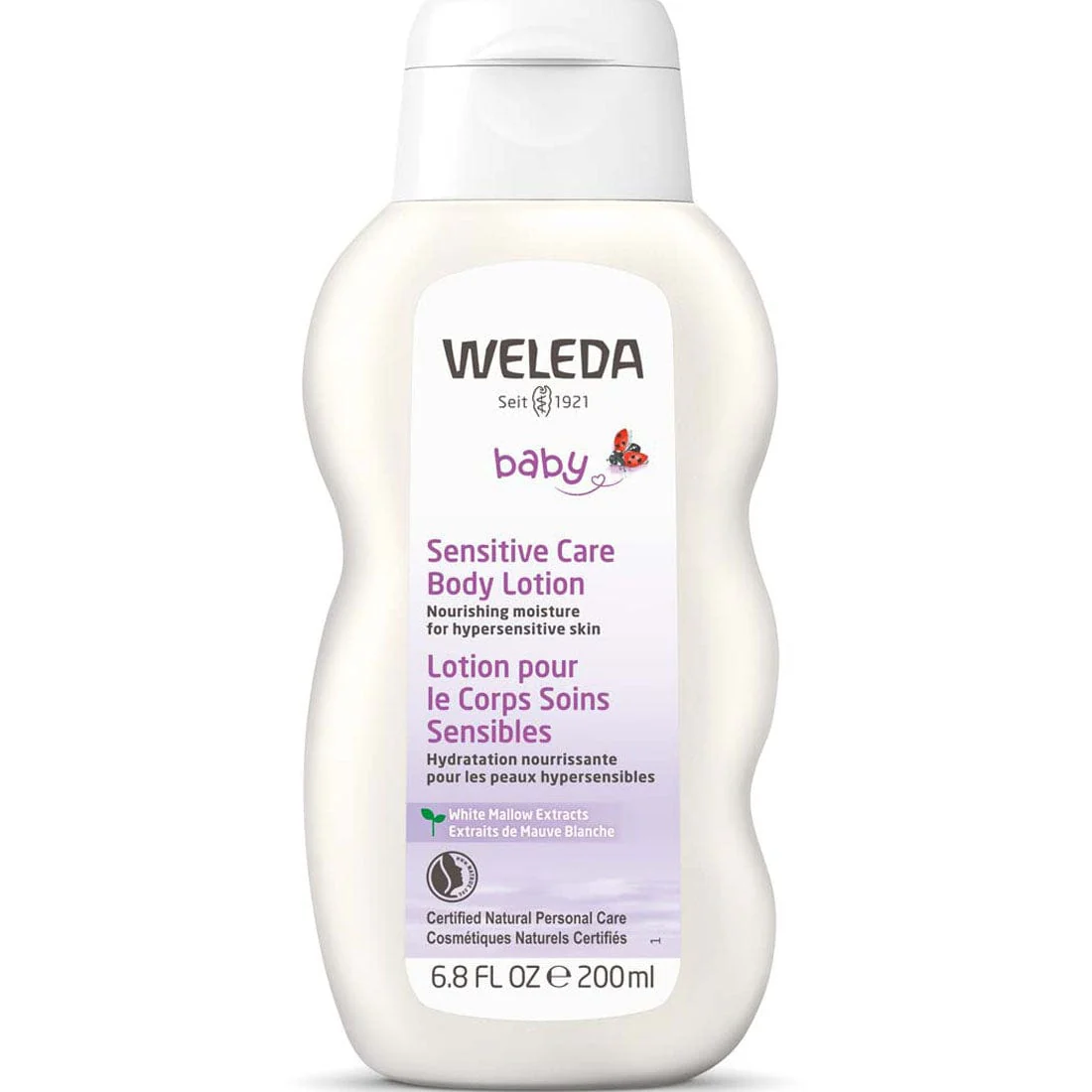Weleda Baby Sensitive Care Body Lotion, White Mallow, 200ml/6.8oz - Image 2
