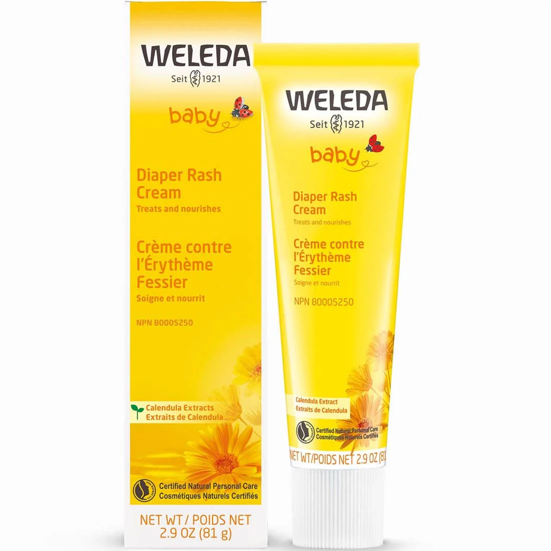 Weleda Baby Care Diaper Cream with Calendula, 81g - Image 2