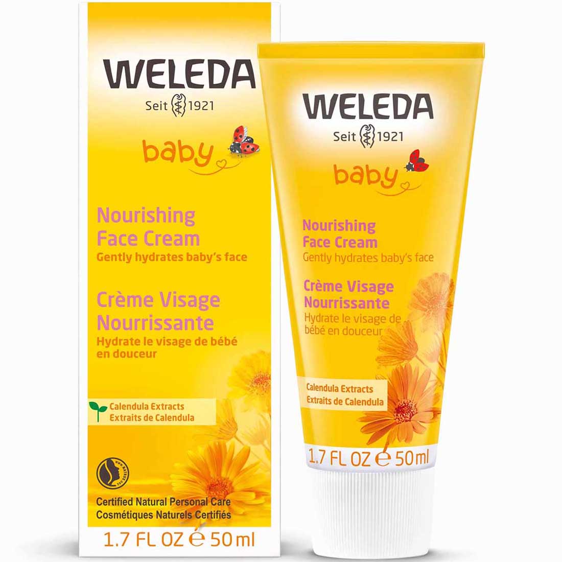 Weleda Baby Nourishing Face Cream with Calendula, 50ml - Image 2