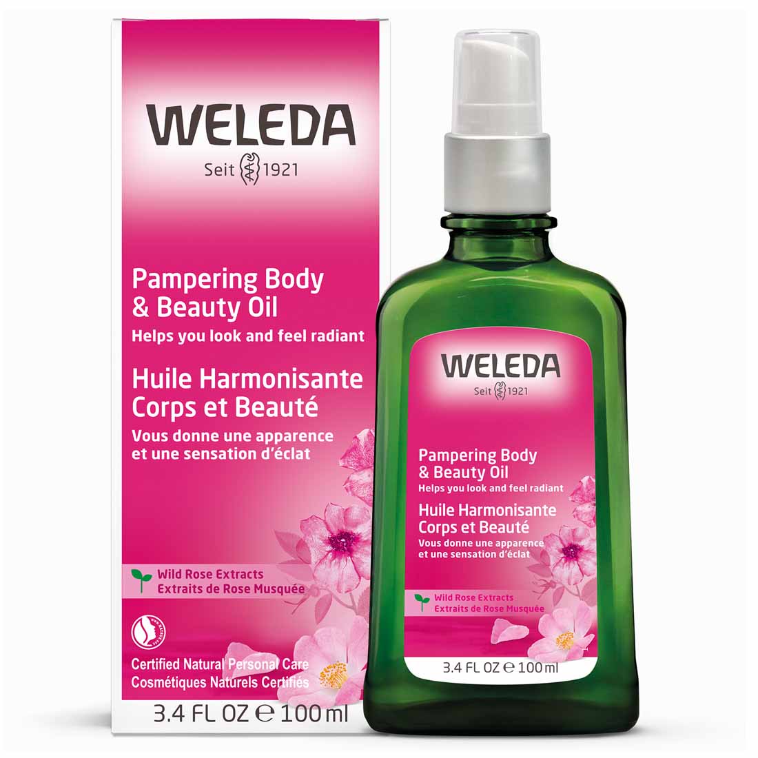 Weleda Wild Rose Pampering Body & Beauty Oil, 100ml - Image 2