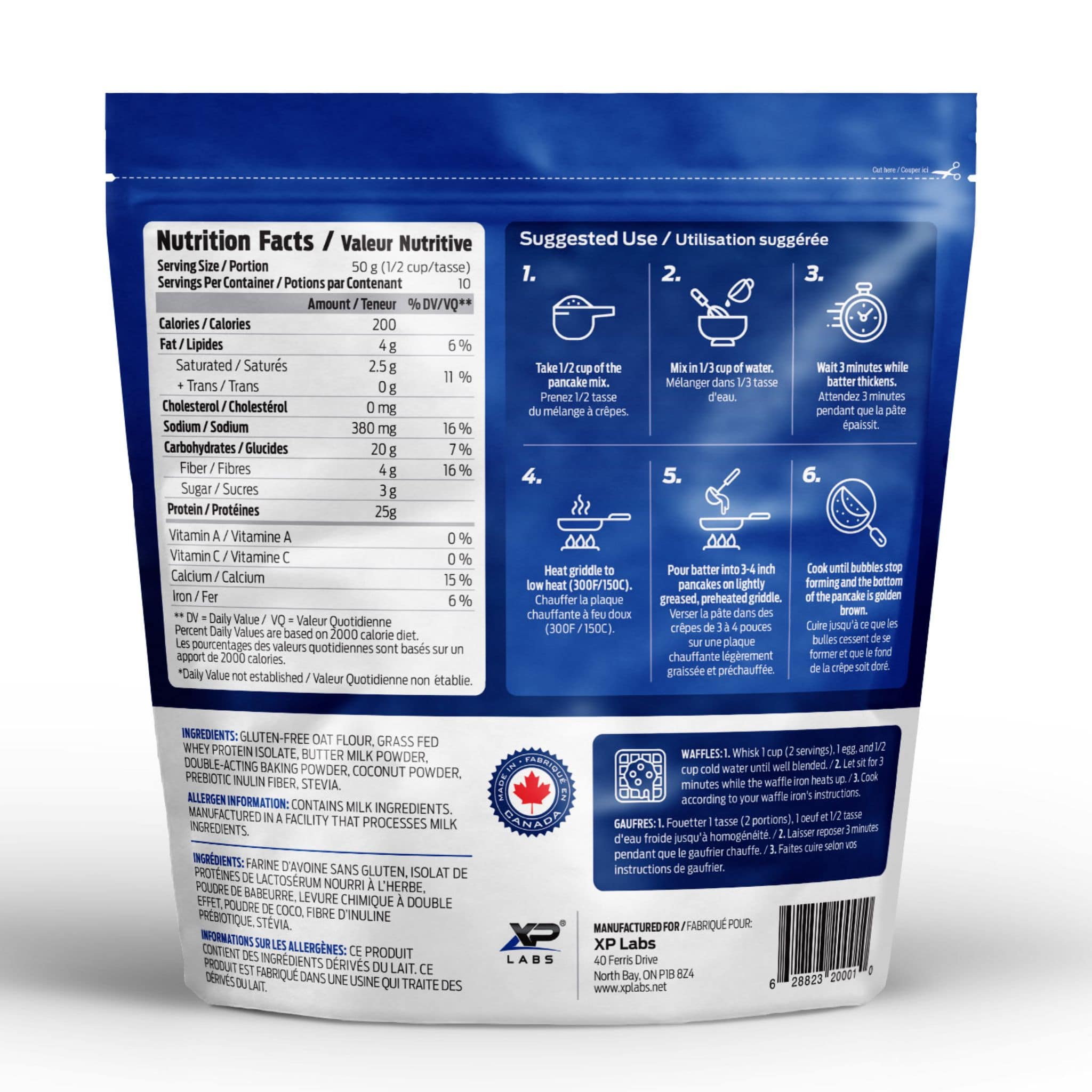 XP Labs Iso XP (Prebiotic) Protein Pancake Mix - Image 2
