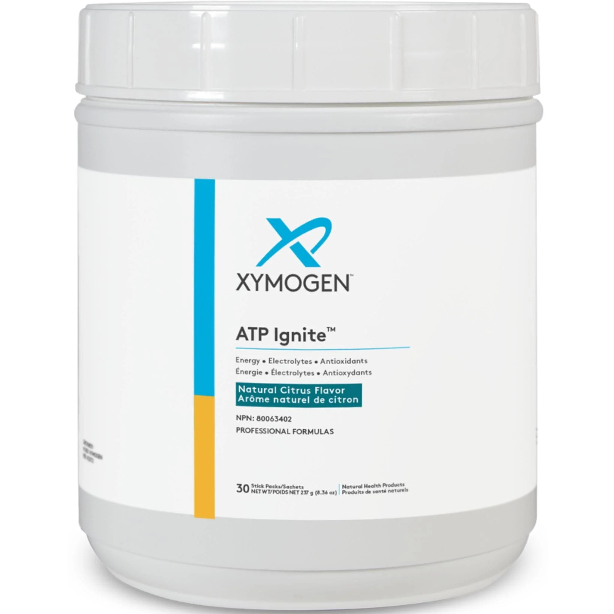 Xymogen ATP Ignite Powder, 30 Stick Packs, 237g-264g - Image 2