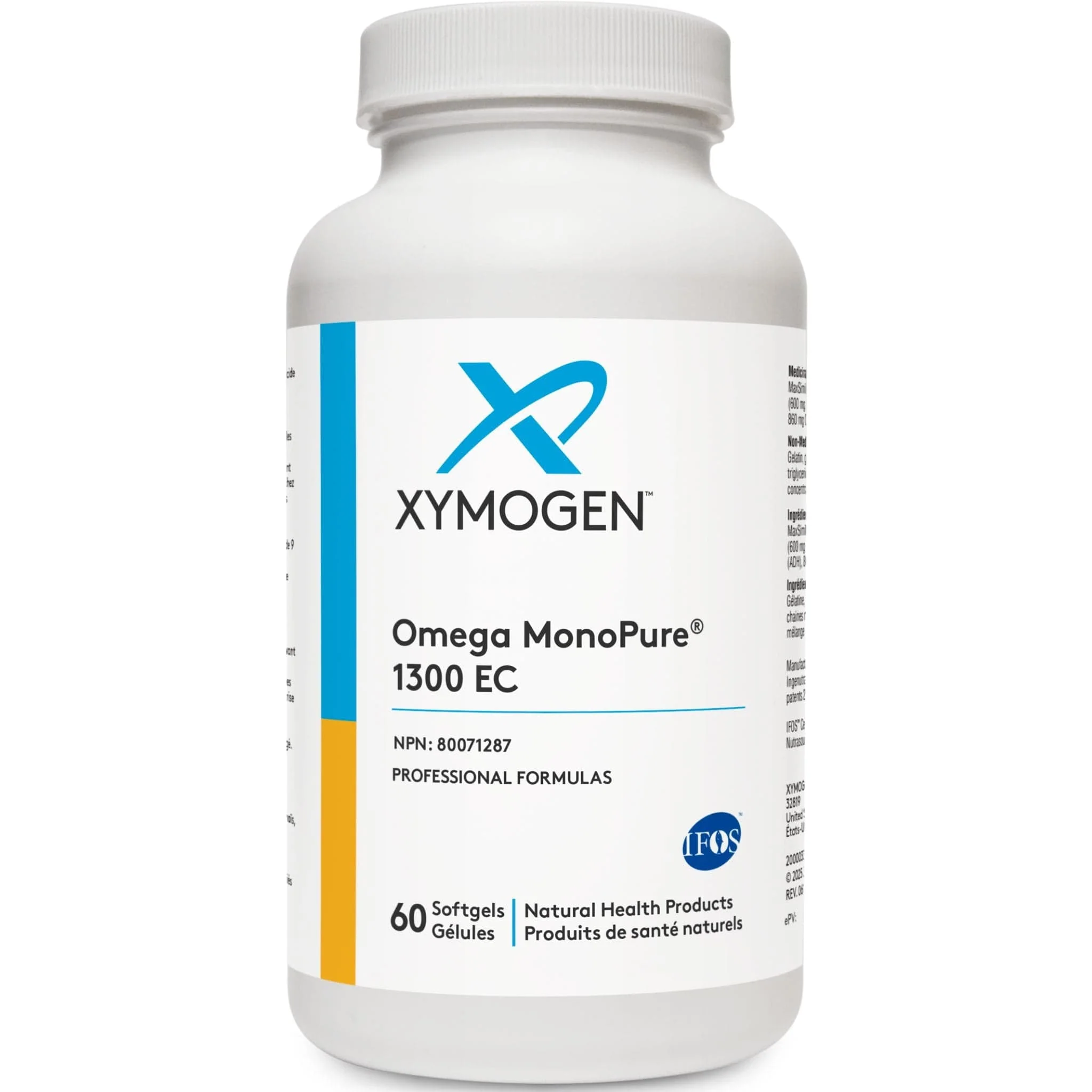 Xymogen Omega MonoPure 1300 EC, High-Potency Omega-3, EPA 600mg and DHA 260mg, Supports Brain, Heart and Eye Health, Cognitive Development in Children, 60 Softgels - Image 2