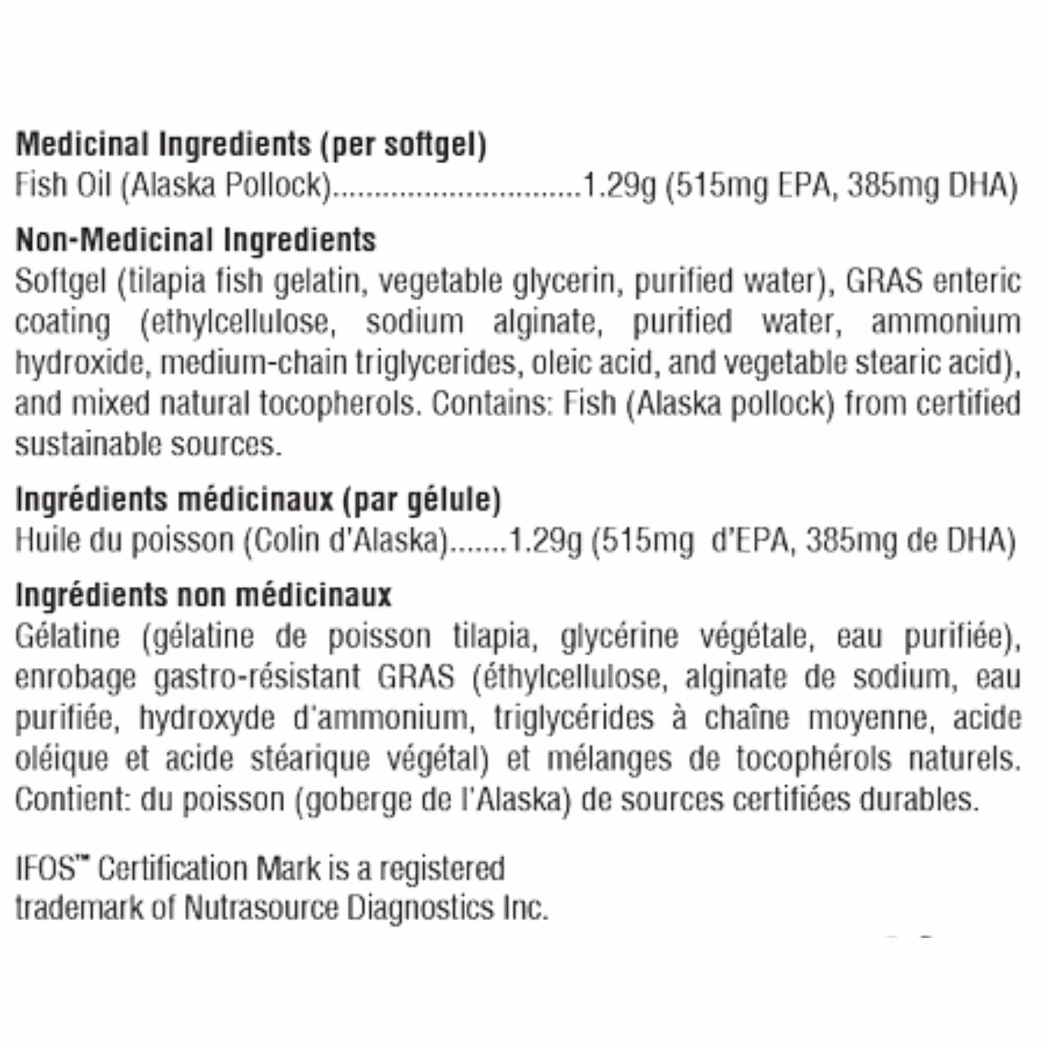 Xymogen OmegaPure 900 EC, Alaskan Fish Oil, Softgels - Image 3