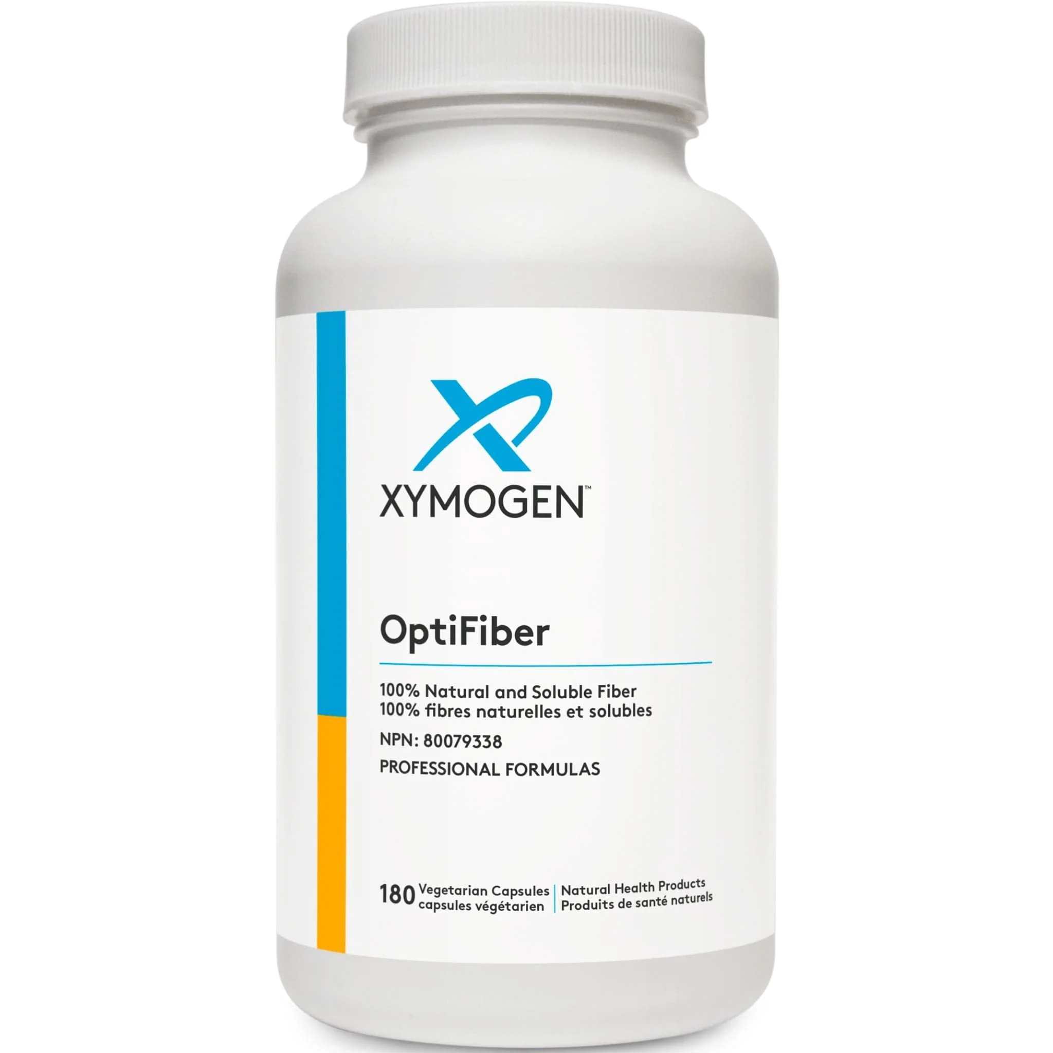 Xymogen OptiFiber, 100% Natural and Soluable Fiber, 180 Vegetable Capsules