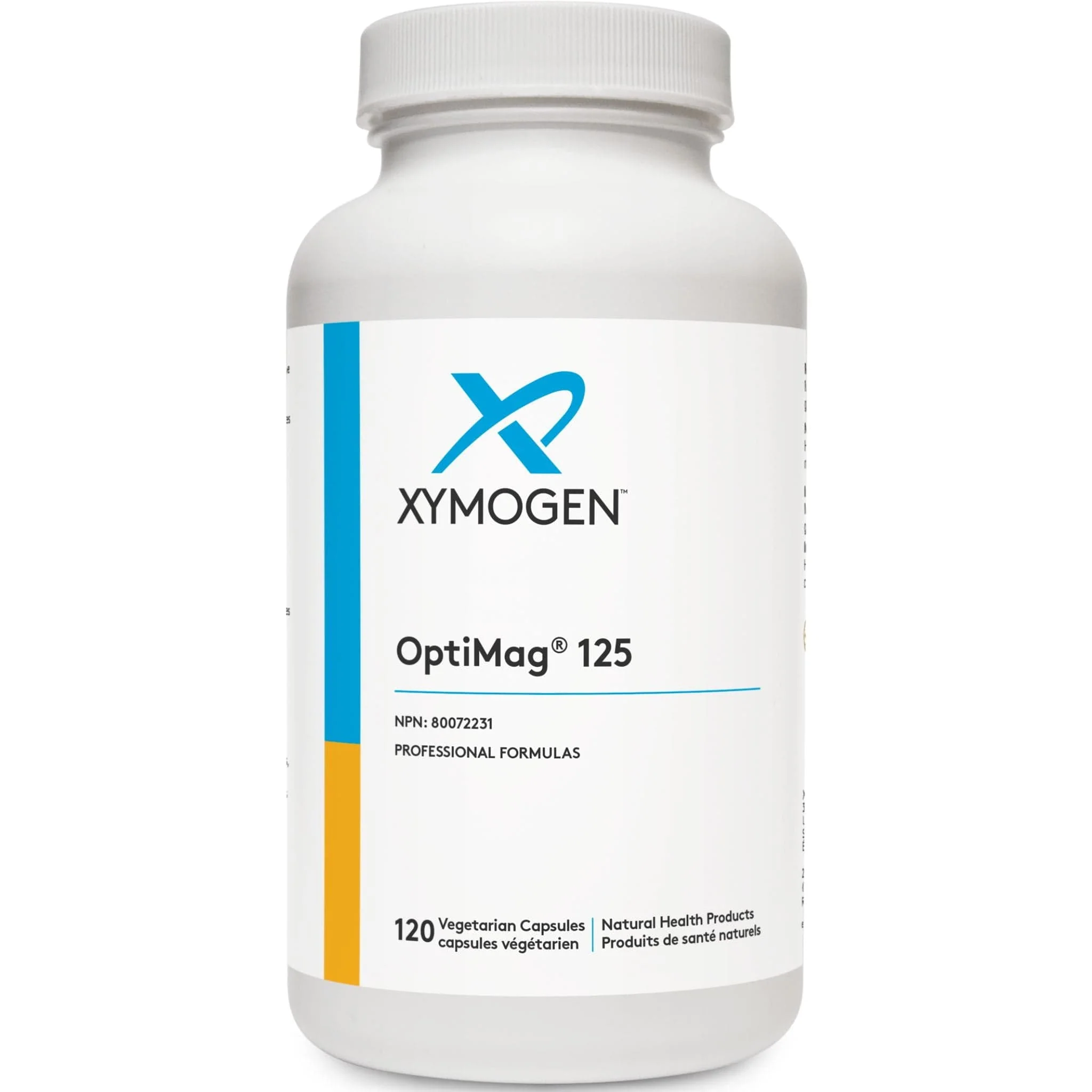 Xymogen OptiMag 125 Magnesium 125mg, Albion Di-Magnesium Malate and TRAACS Magnesium Glycinate Chelate, 120 Vegetable Capsules - Image 2