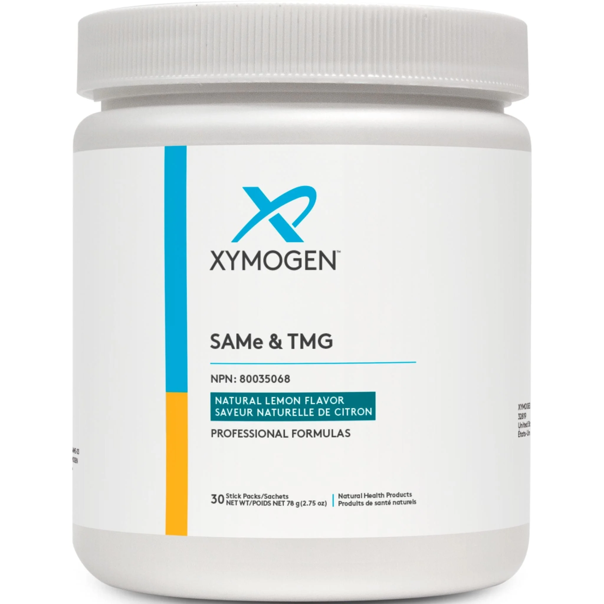 Xymogen SAMe & TMG, 30 Sachets, Lemon