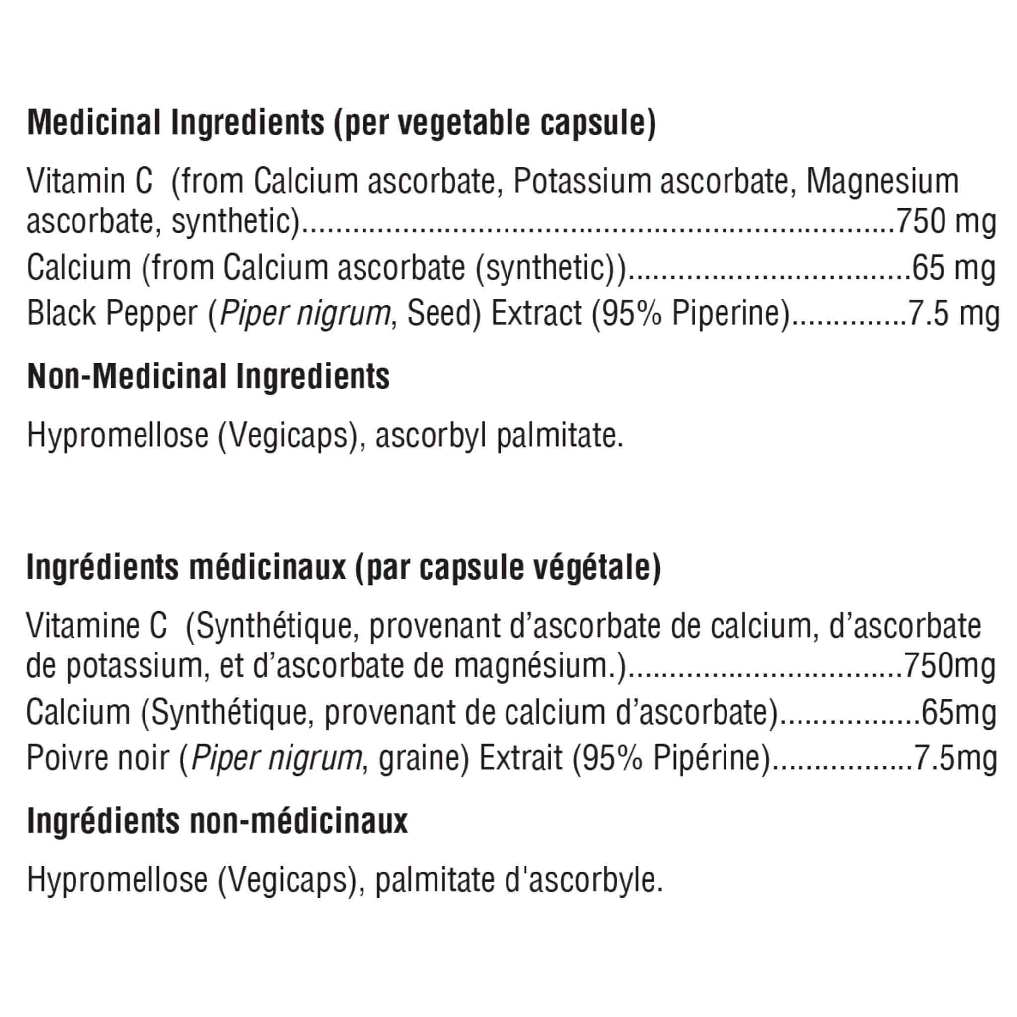 Xymogen Xcellent C, 120 Vegetable Capsules - Image 3