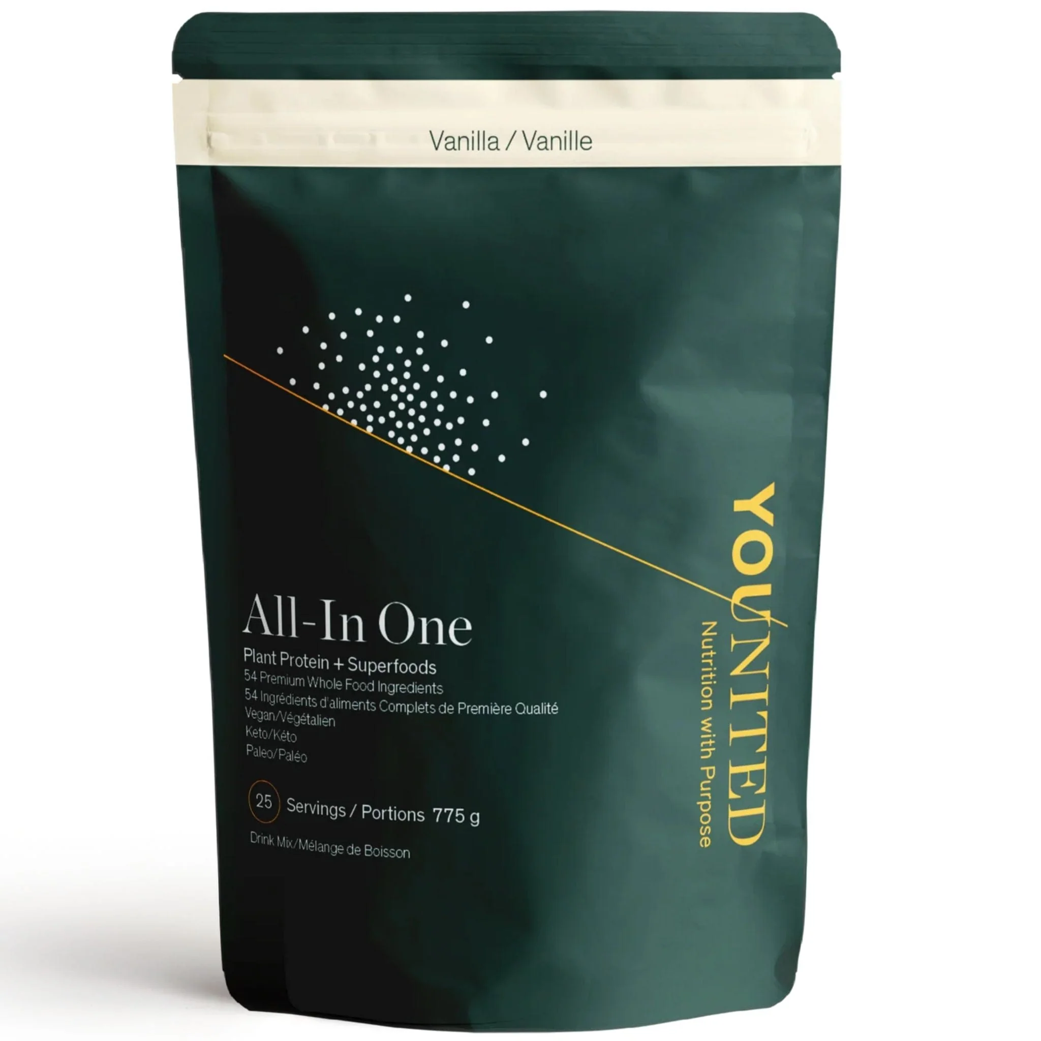 Younited All in One Plant Protein and Superfoods, 100% Natural, 25 Servings - Image 2