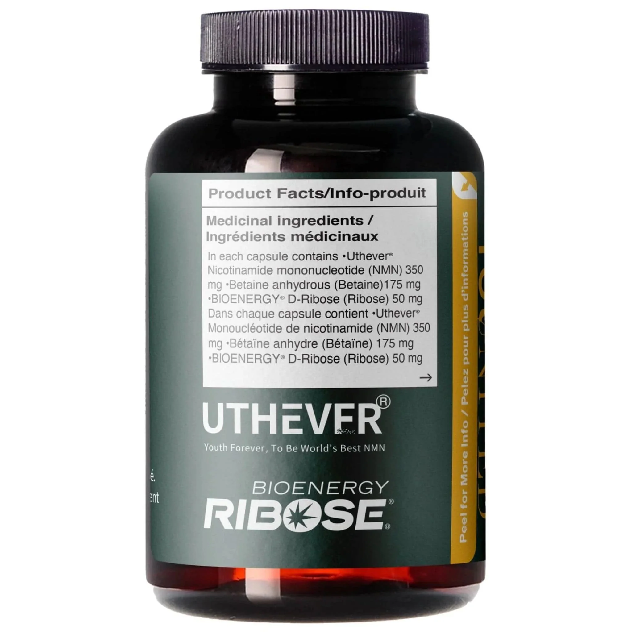 Younited NMN Pro Complex, Helps Boost NAD+ and Support Healthy Aging, 90 Vegetable Capsules - Image 2
