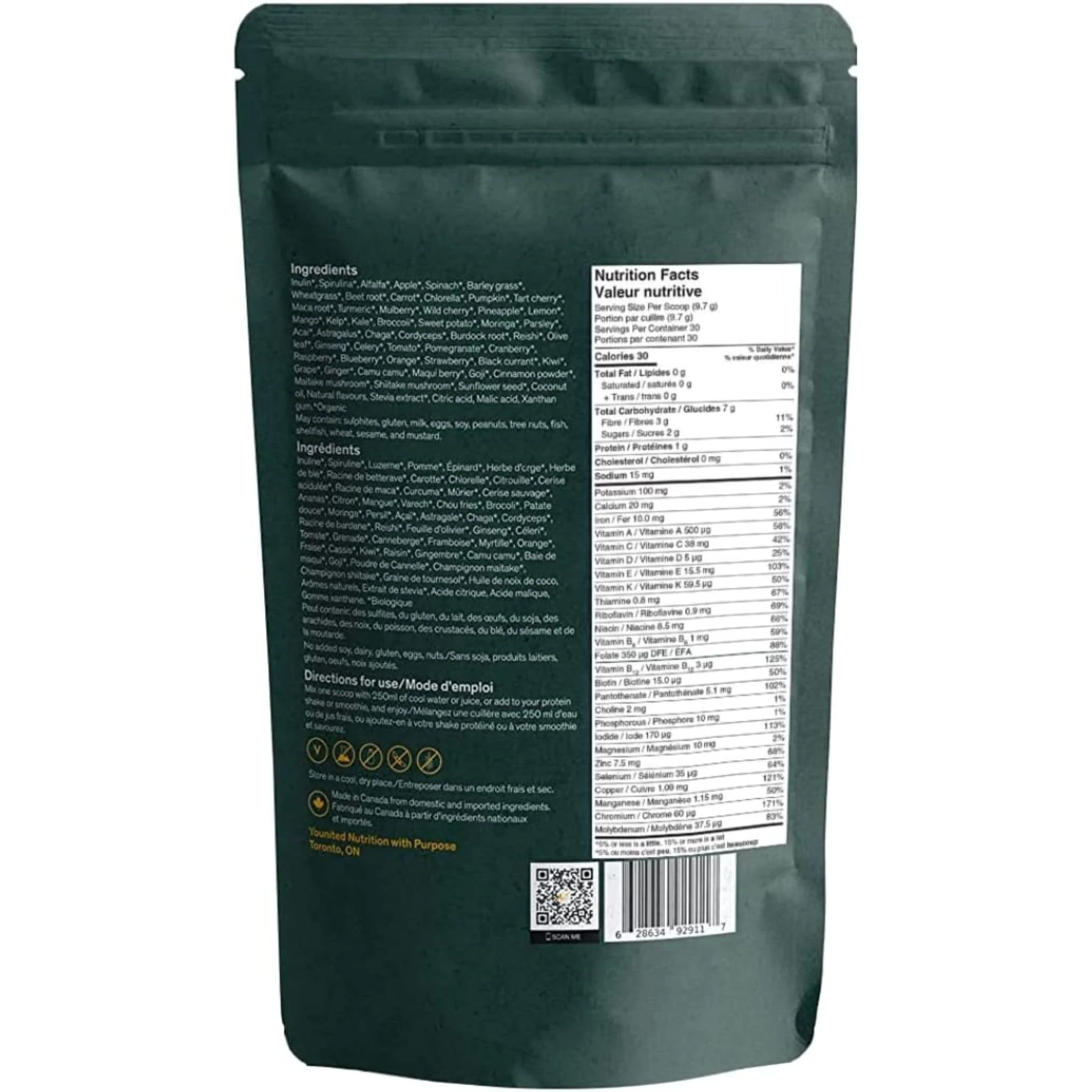 Younited All In Superfood Powder, 30 Servings - Image 6