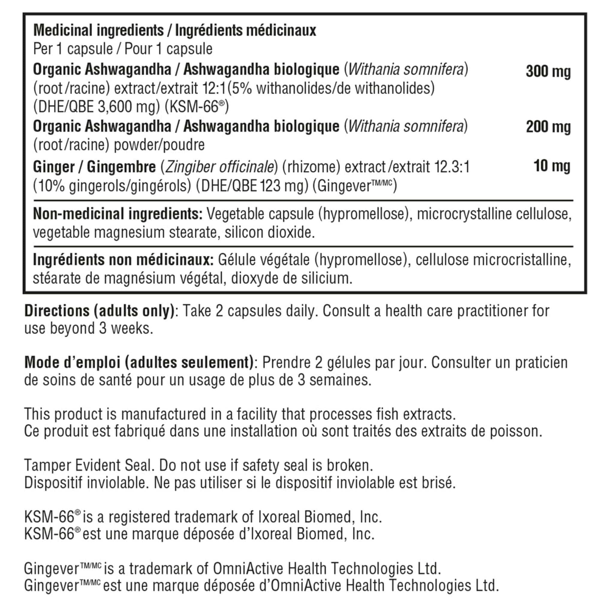 YouTheory Ashwagandha 500mg, KSM-66, 60 Veggie Capsules - Image 2